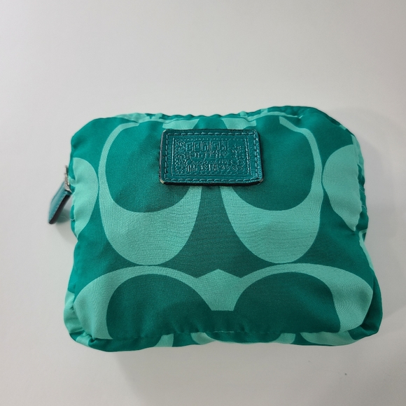 🦃Coach Packable Travel Tote Makeup Bag Hanging Toiletry Collapsible Bag Set - Picture 16 of 16